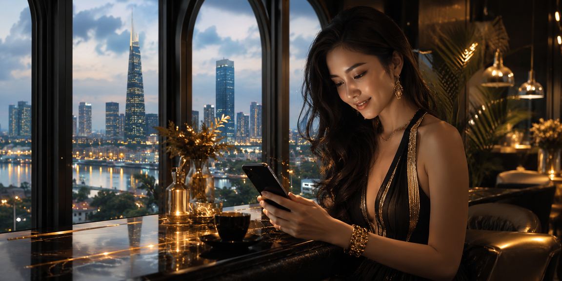 Người chơi tại TP.HCM sử dụng điện thoại di động với thói quen chơi game lành mạnh bên tách cà phê